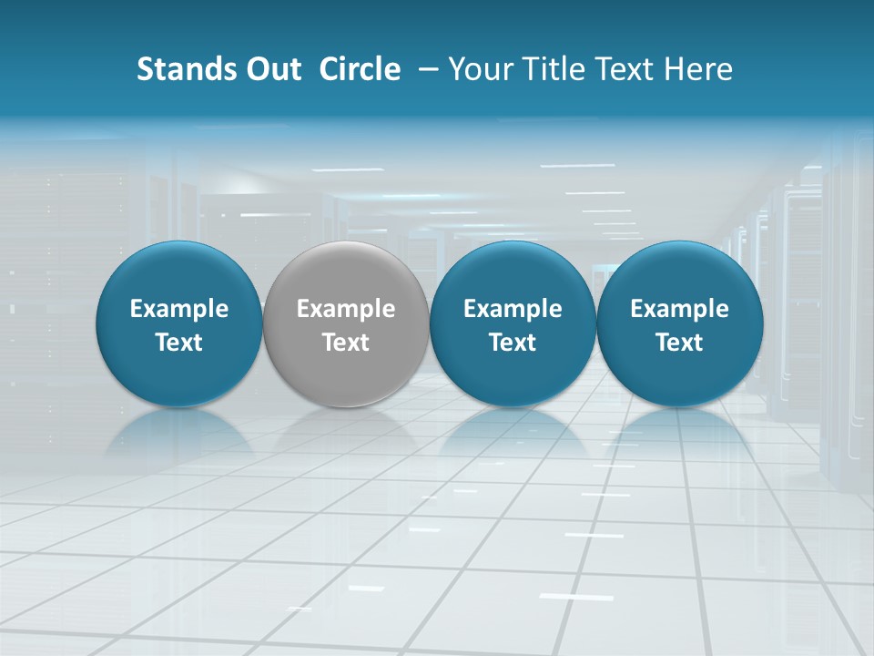 Web Space Secure PowerPoint Template