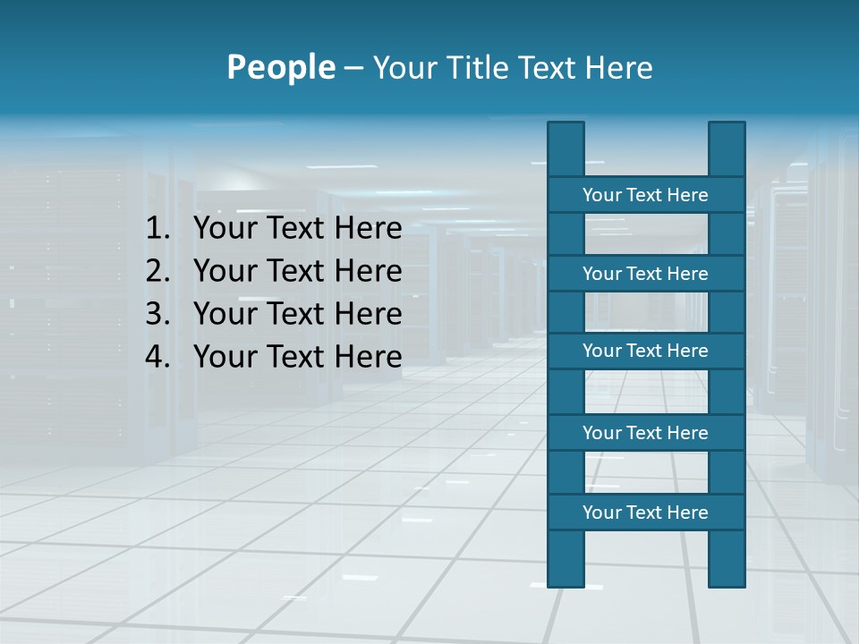 Web Space Secure PowerPoint Template