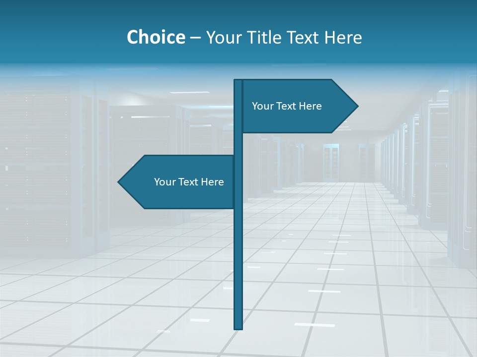Web Space Secure PowerPoint Template
