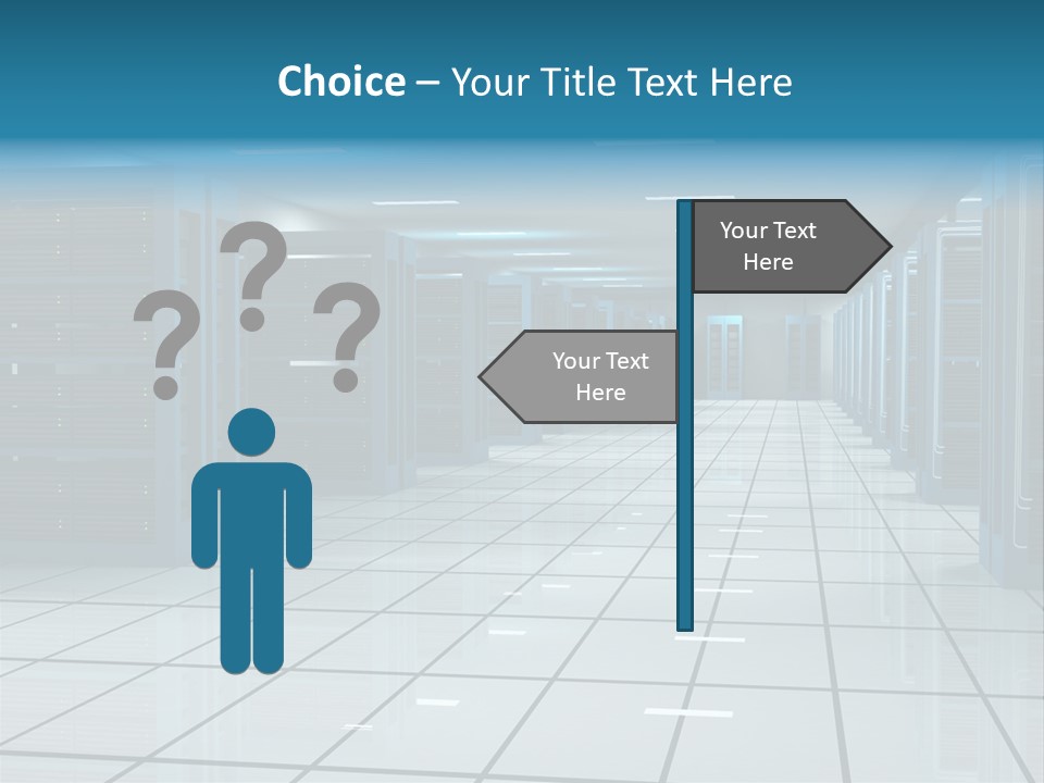Web Space Secure PowerPoint Template
