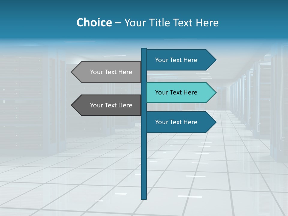 Web Space Secure PowerPoint Template