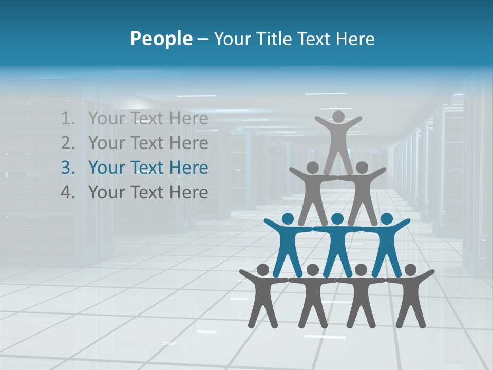 Web Space Secure PowerPoint Template