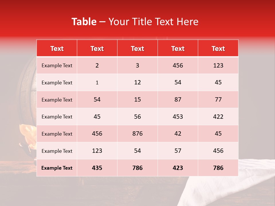 Wine Drapery Red PowerPoint Template