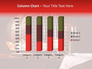 Wine Drapery Red PowerPoint Template