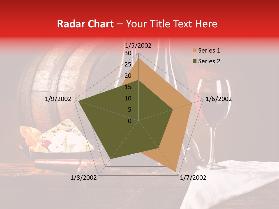 Wine Drapery Red PowerPoint Template