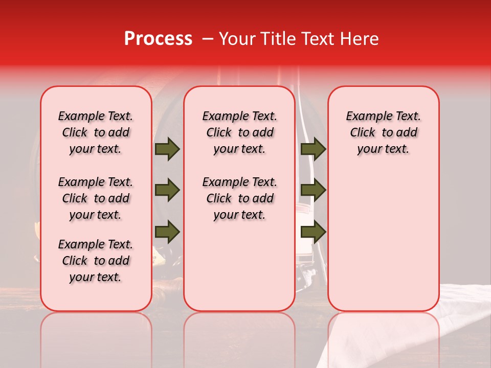 Wine Drapery Red PowerPoint Template