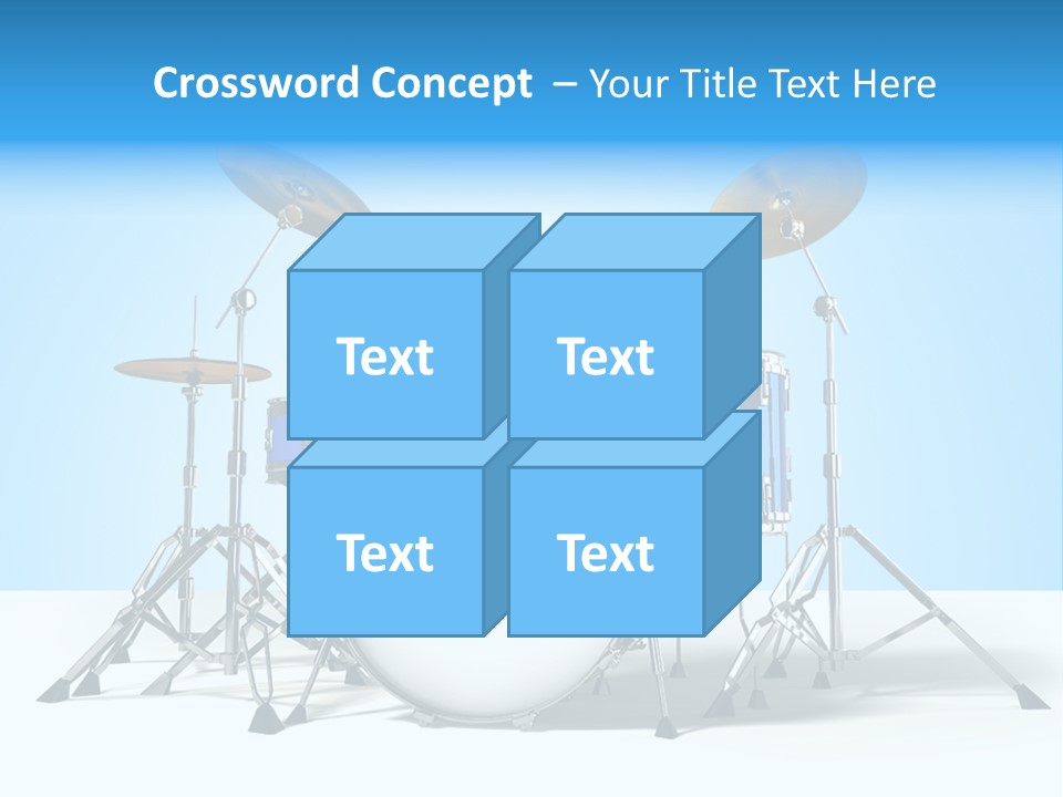 Kit Pop Percussion PowerPoint Template