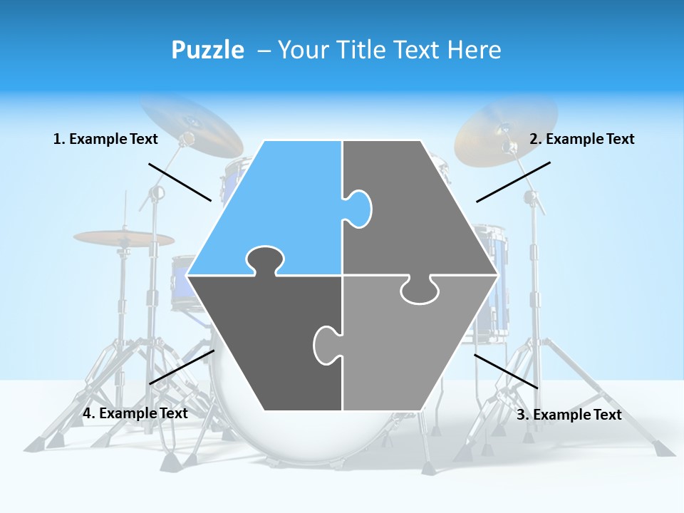 Kit Pop Percussion PowerPoint Template