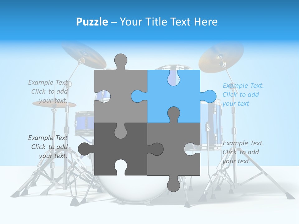 Kit Pop Percussion PowerPoint Template