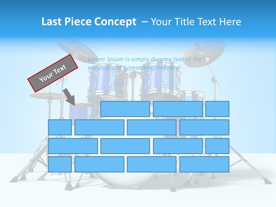 Kit Pop Percussion PowerPoint Template