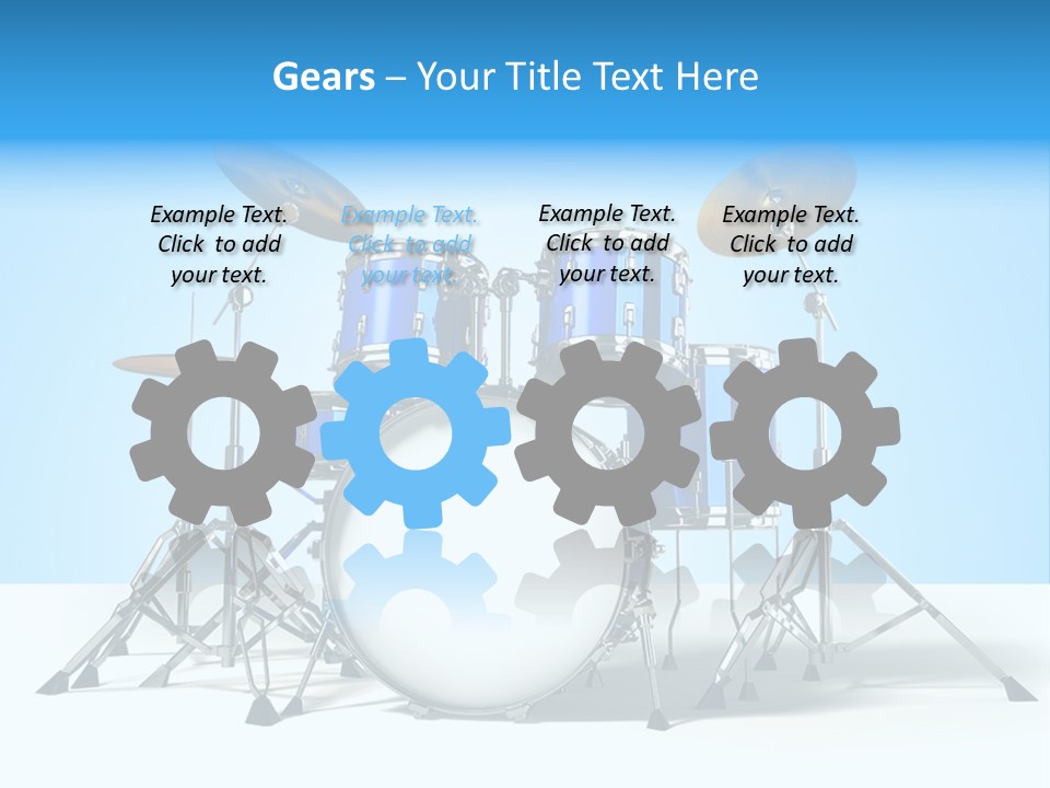 Kit Pop Percussion PowerPoint Template