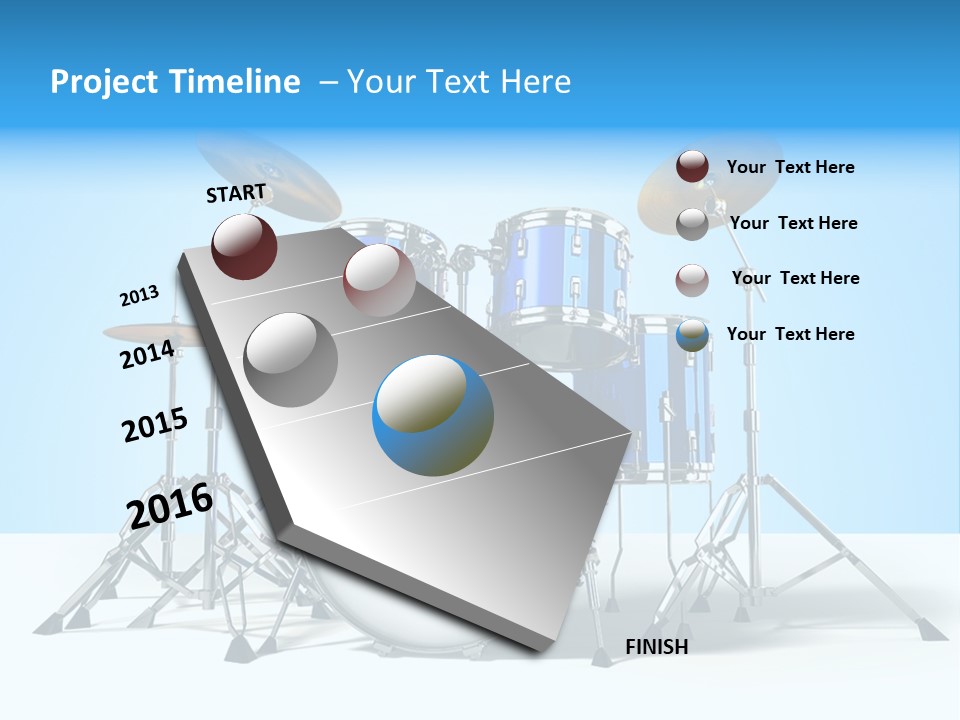 Kit Pop Percussion PowerPoint Template