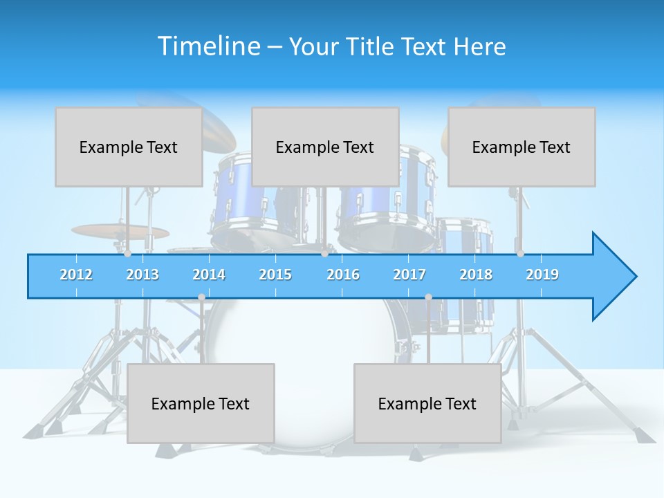 Kit Pop Percussion PowerPoint Template