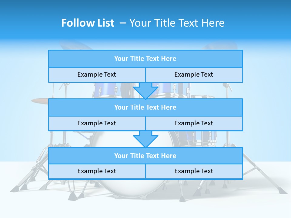 Kit Pop Percussion PowerPoint Template