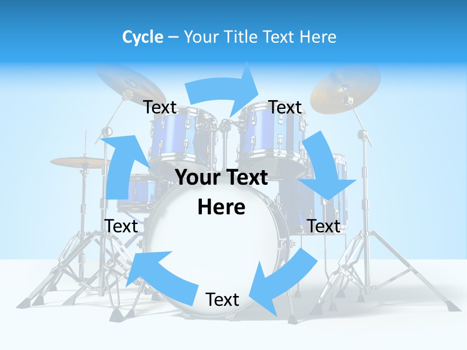 Kit Pop Percussion PowerPoint Template