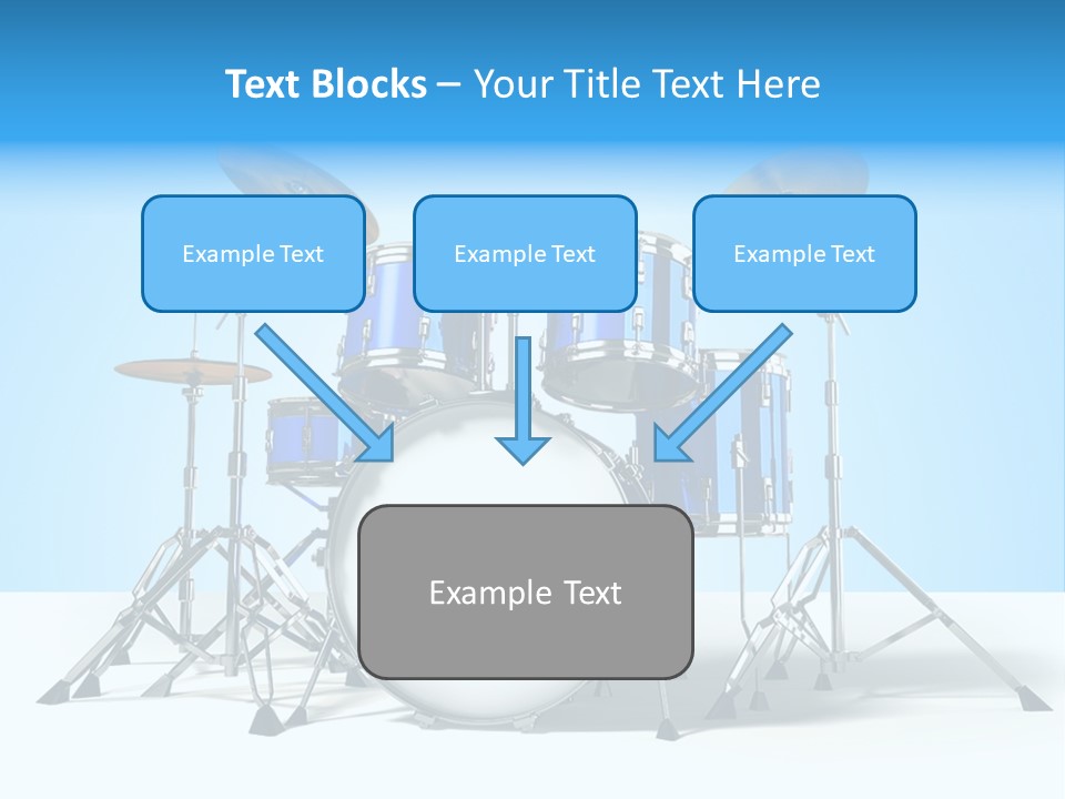 Kit Pop Percussion PowerPoint Template