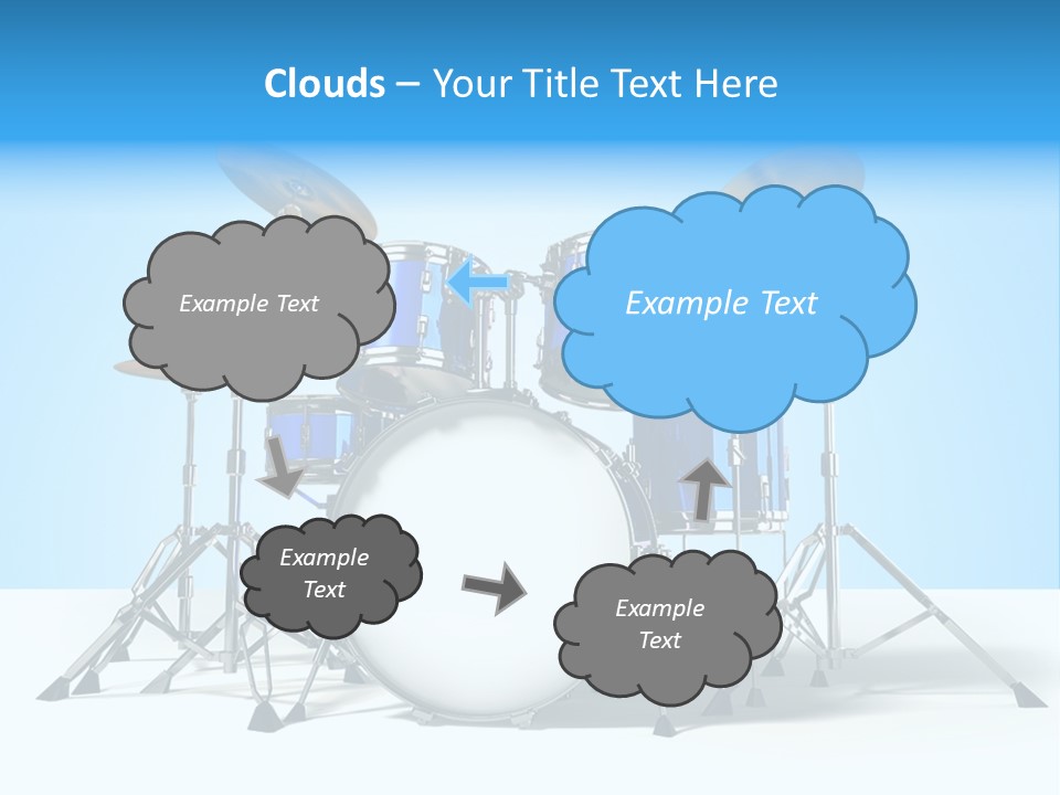 Kit Pop Percussion PowerPoint Template