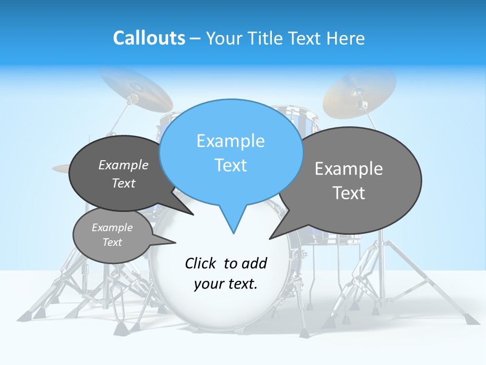 Kit Pop Percussion PowerPoint Template