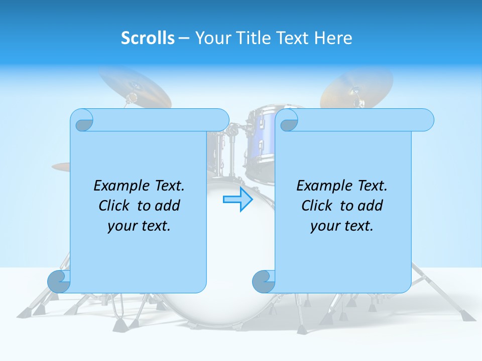 Kit Pop Percussion PowerPoint Template