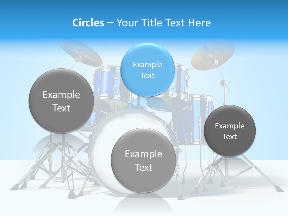 Kit Pop Percussion PowerPoint Template