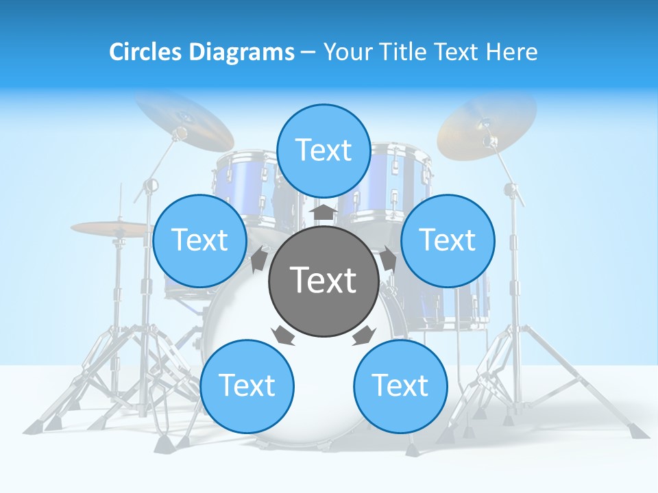 Kit Pop Percussion PowerPoint Template