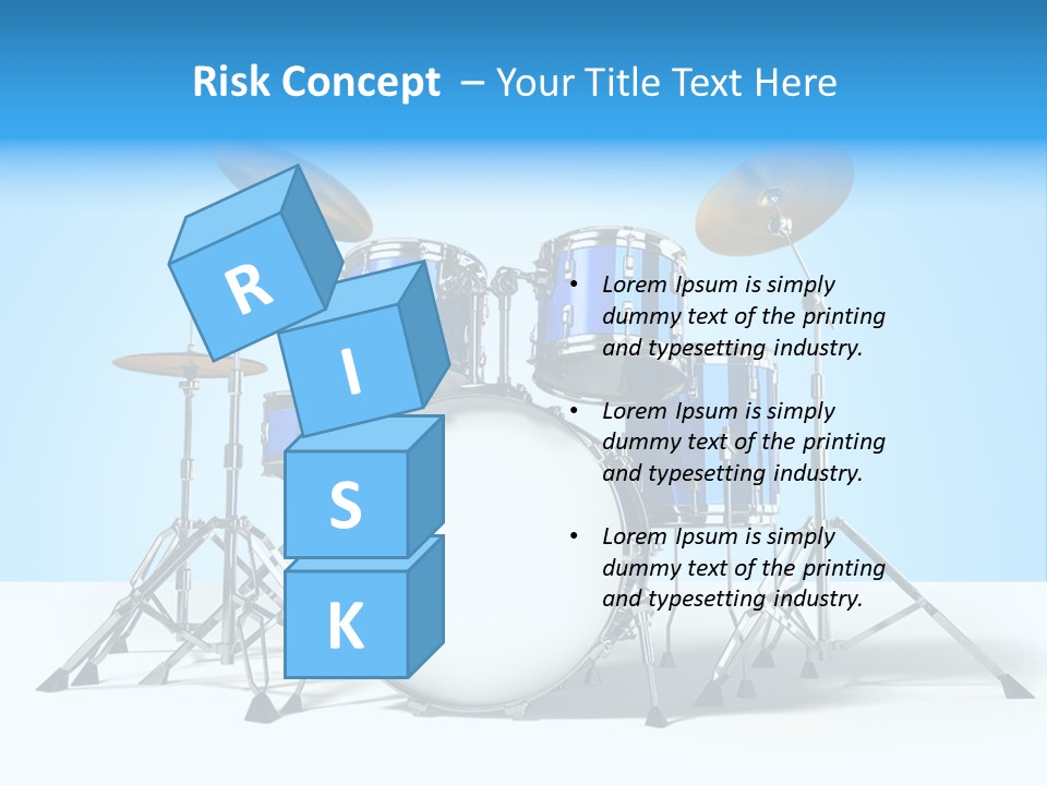 Kit Pop Percussion PowerPoint Template