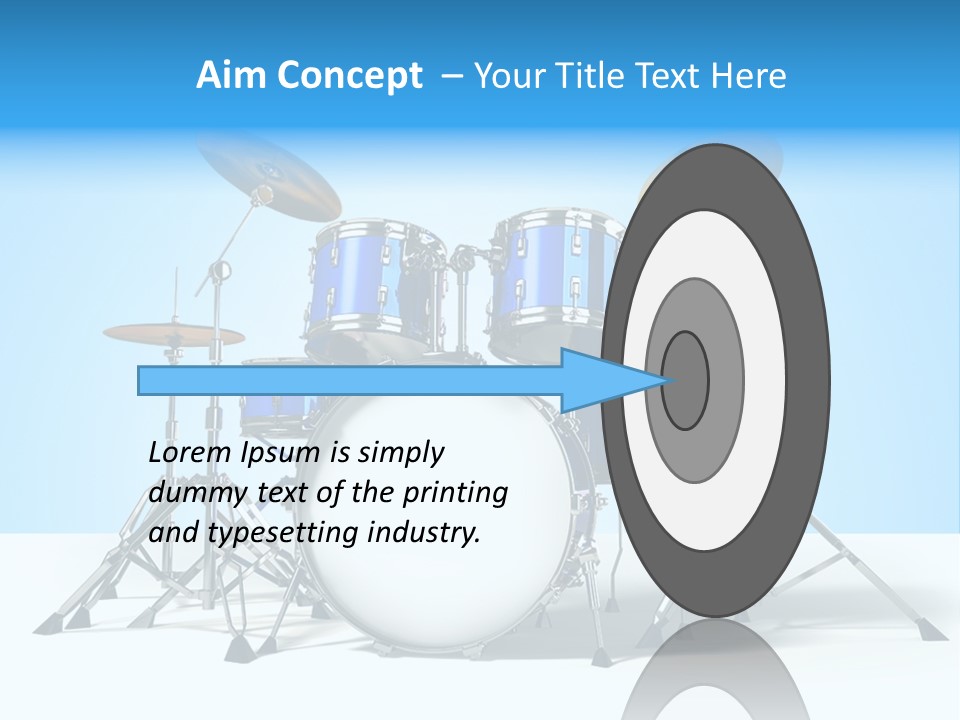 Kit Pop Percussion PowerPoint Template