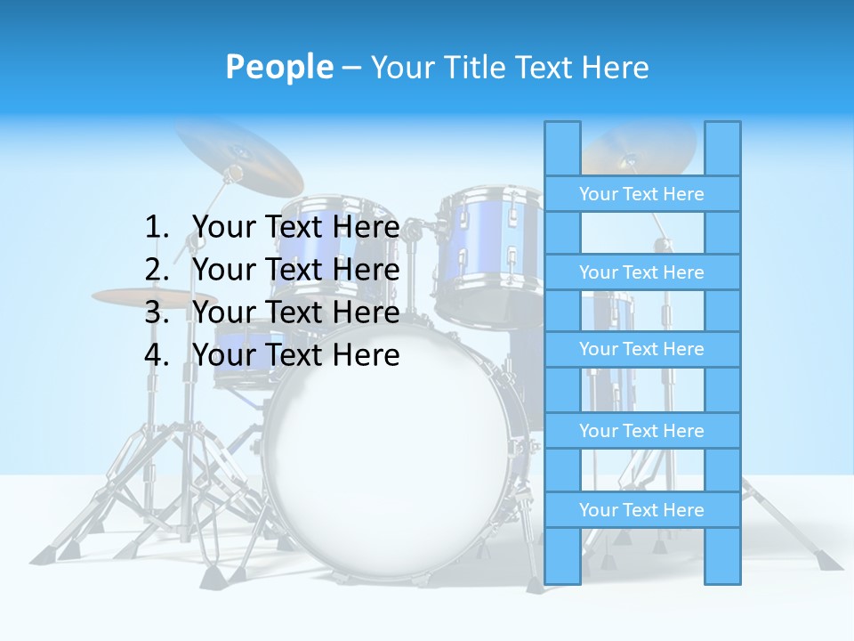 Kit Pop Percussion PowerPoint Template