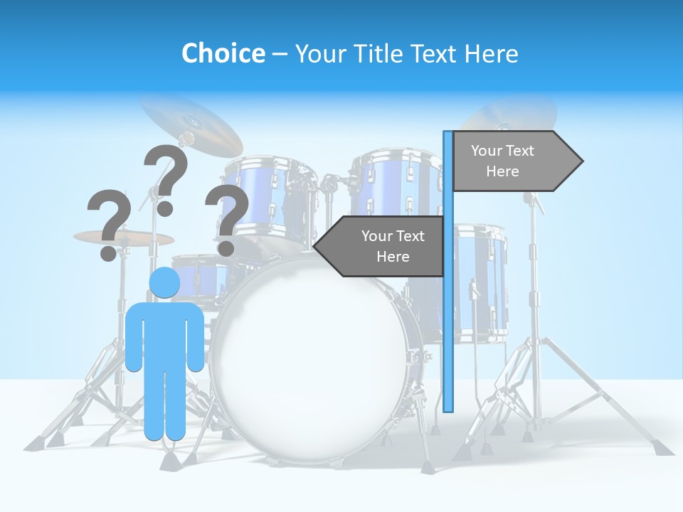 Kit Pop Percussion PowerPoint Template