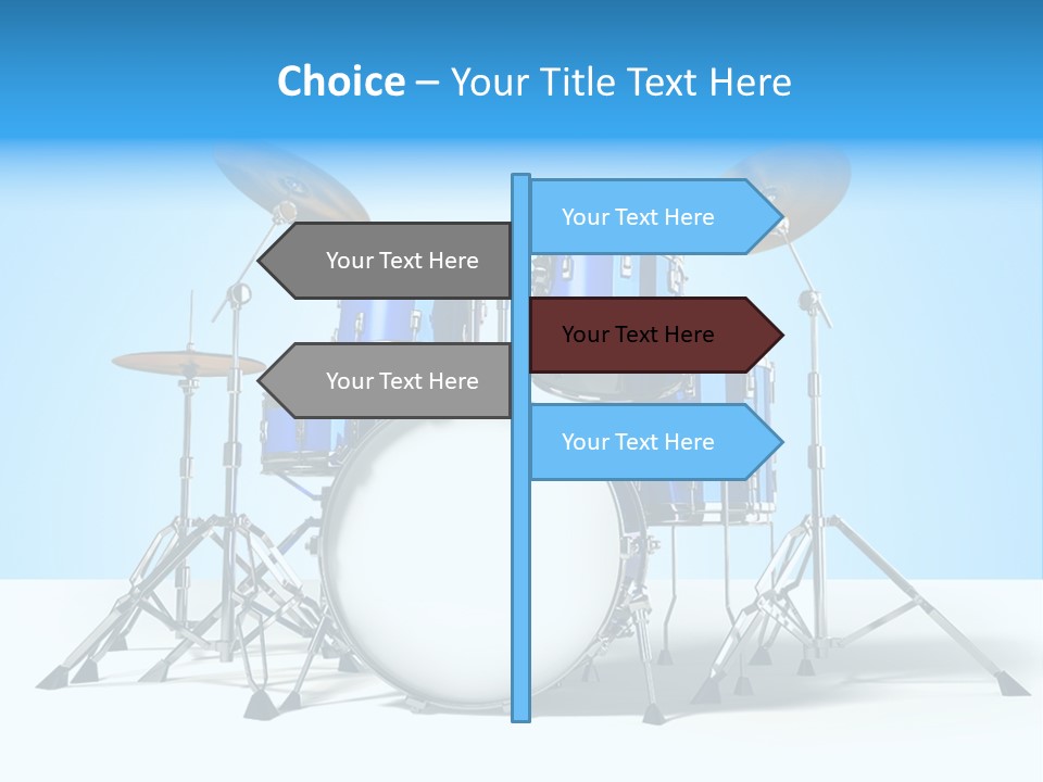 Kit Pop Percussion PowerPoint Template