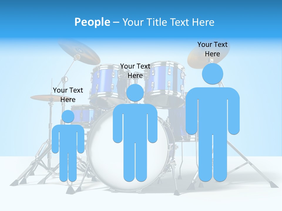 Kit Pop Percussion PowerPoint Template