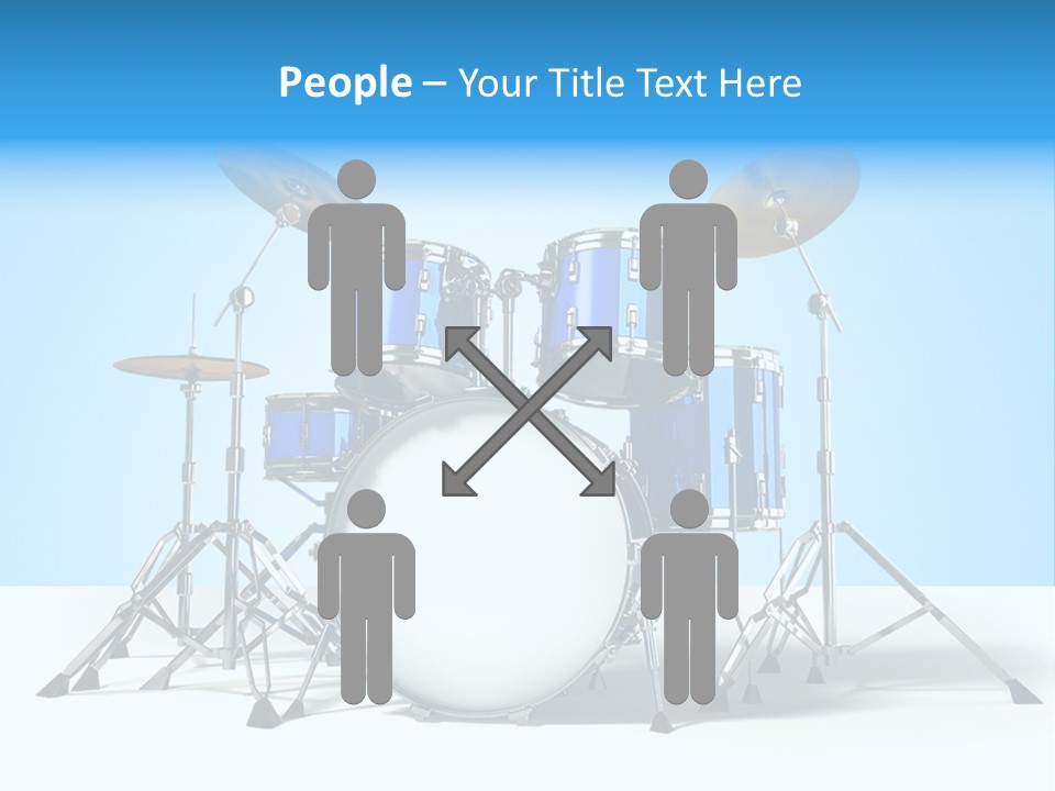 Kit Pop Percussion PowerPoint Template