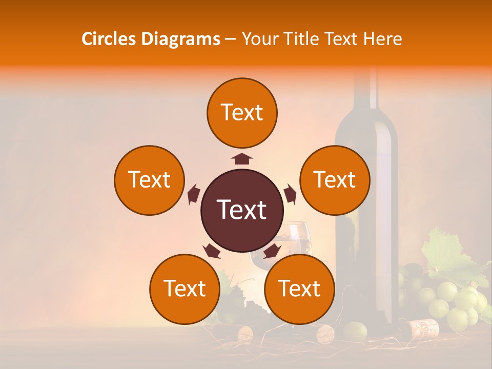 Light Vintage Leaves PowerPoint Template