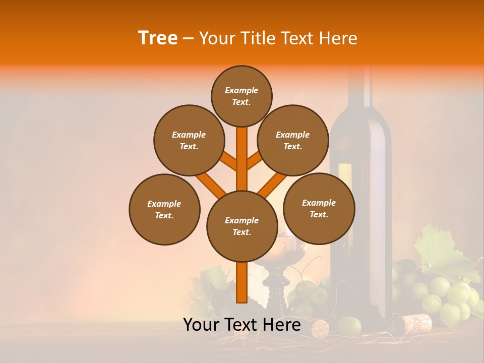 Light Vintage Leaves PowerPoint Template