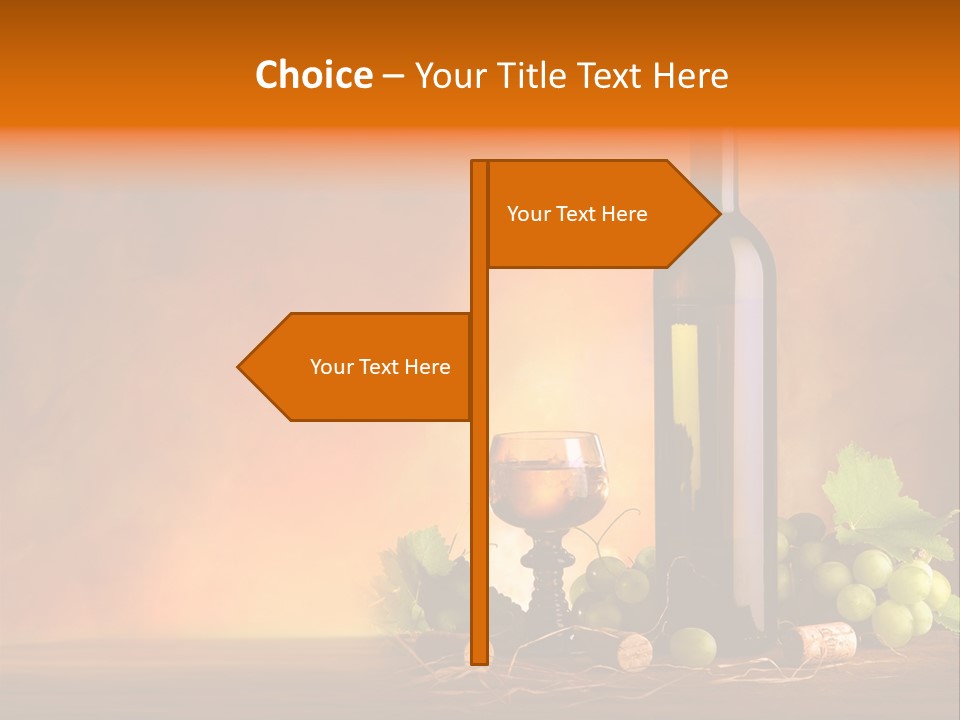 Light Vintage Leaves PowerPoint Template