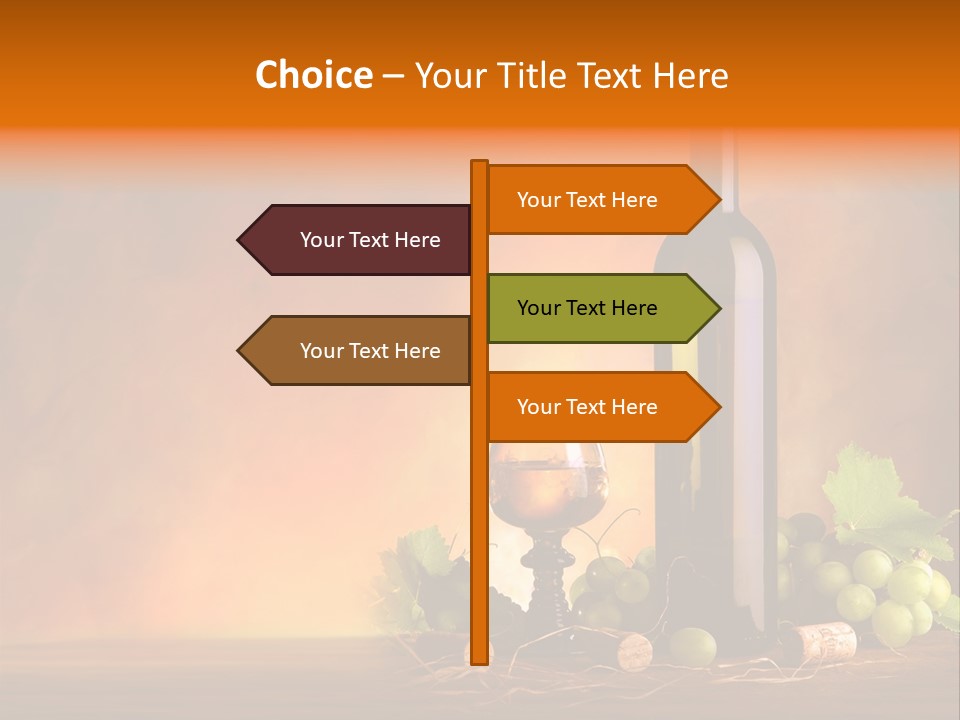 Light Vintage Leaves PowerPoint Template