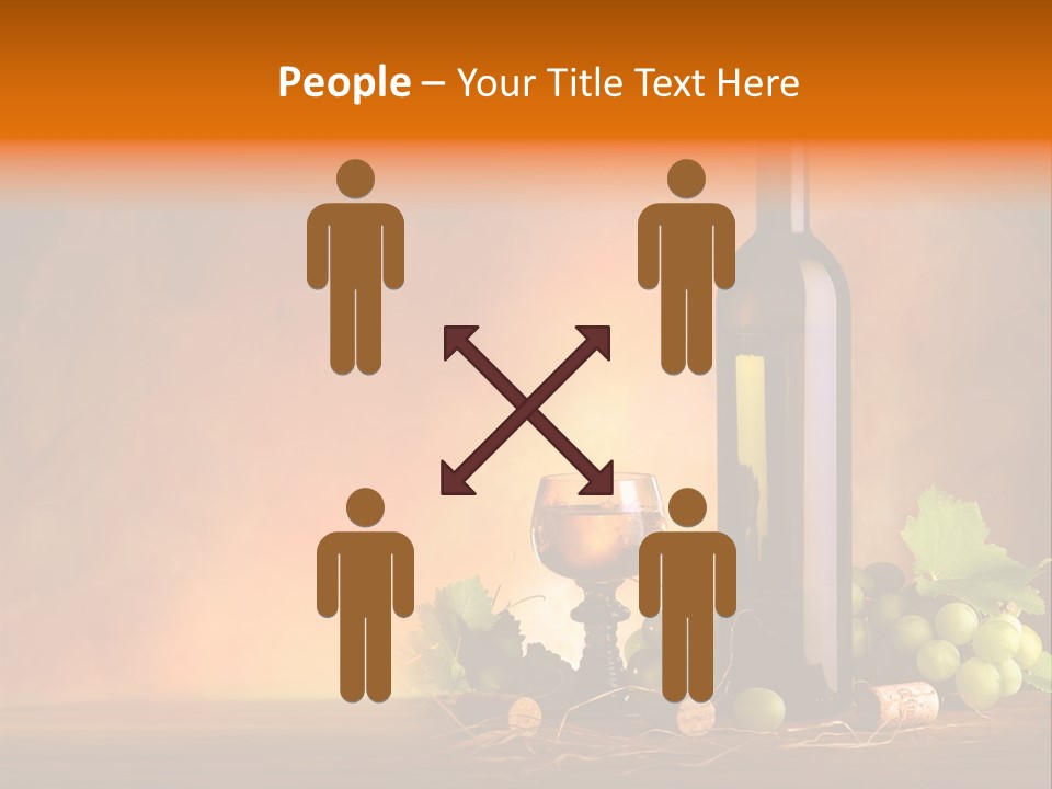 Light Vintage Leaves PowerPoint Template