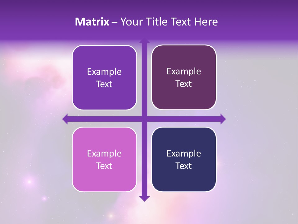 Andromeda Starry Bright PowerPoint Template
