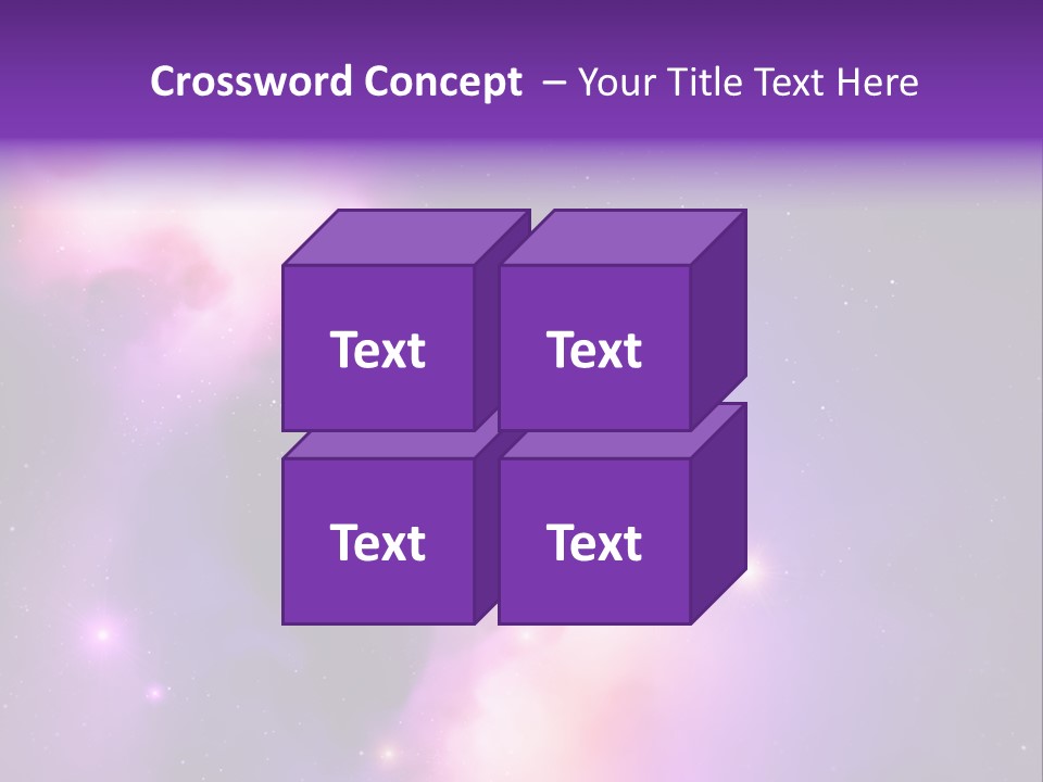 Andromeda Starry Bright PowerPoint Template