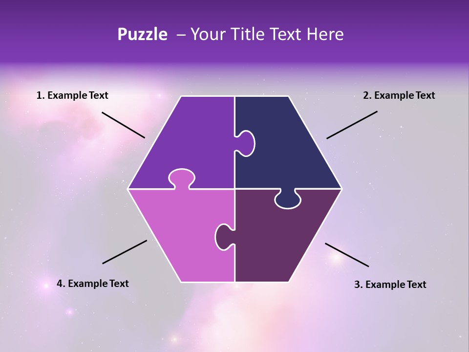 Andromeda Starry Bright PowerPoint Template