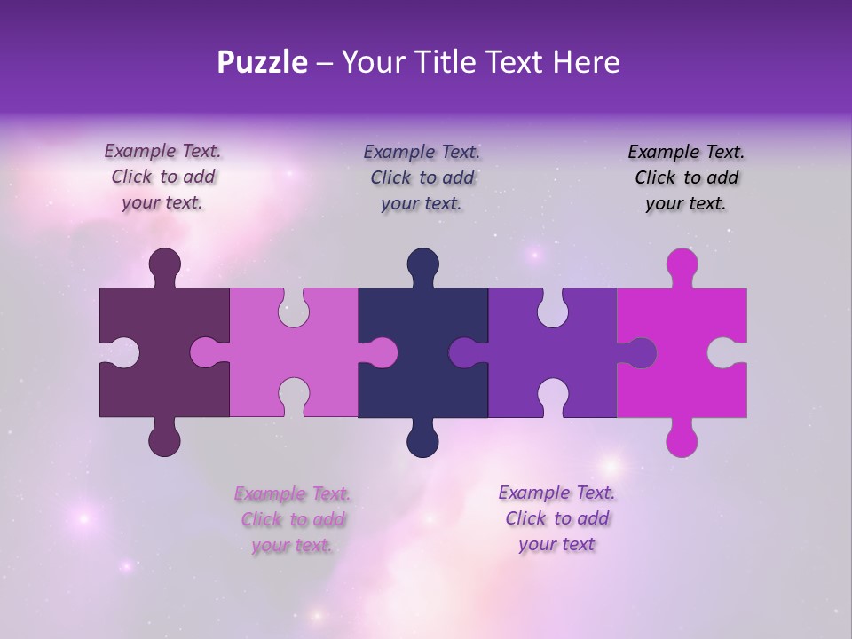 Andromeda Starry Bright PowerPoint Template