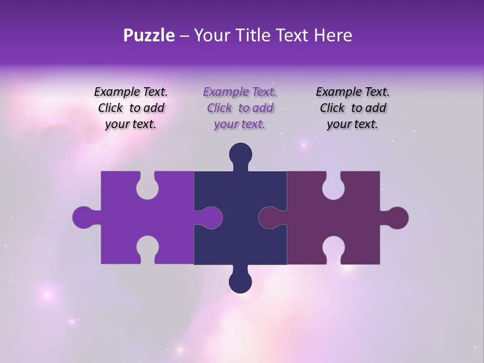 Andromeda Starry Bright PowerPoint Template