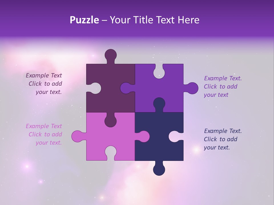 Andromeda Starry Bright PowerPoint Template