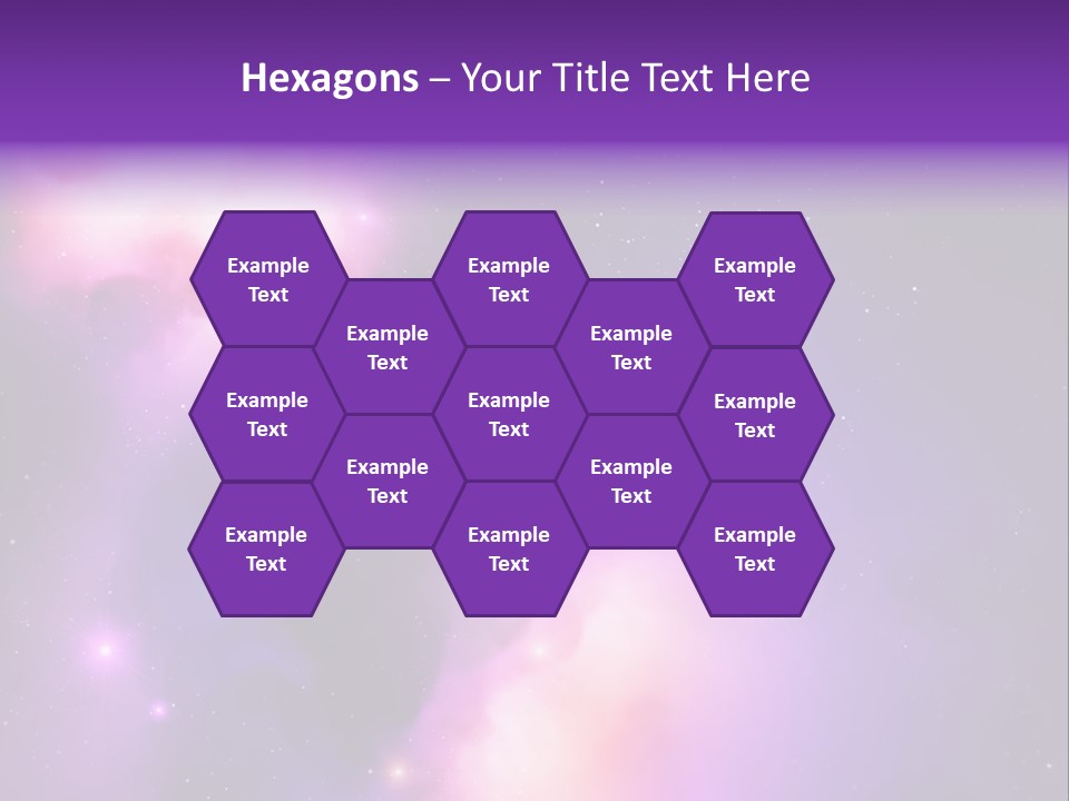 Andromeda Starry Bright PowerPoint Template