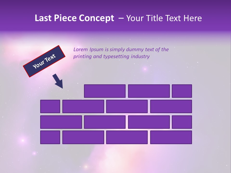 Andromeda Starry Bright PowerPoint Template
