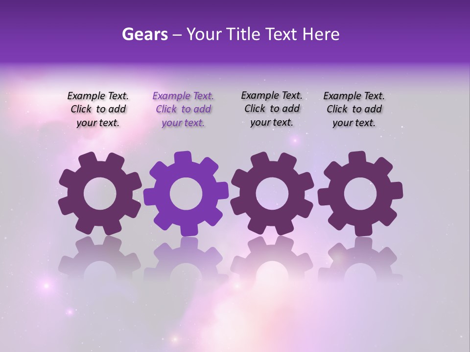 Andromeda Starry Bright PowerPoint Template