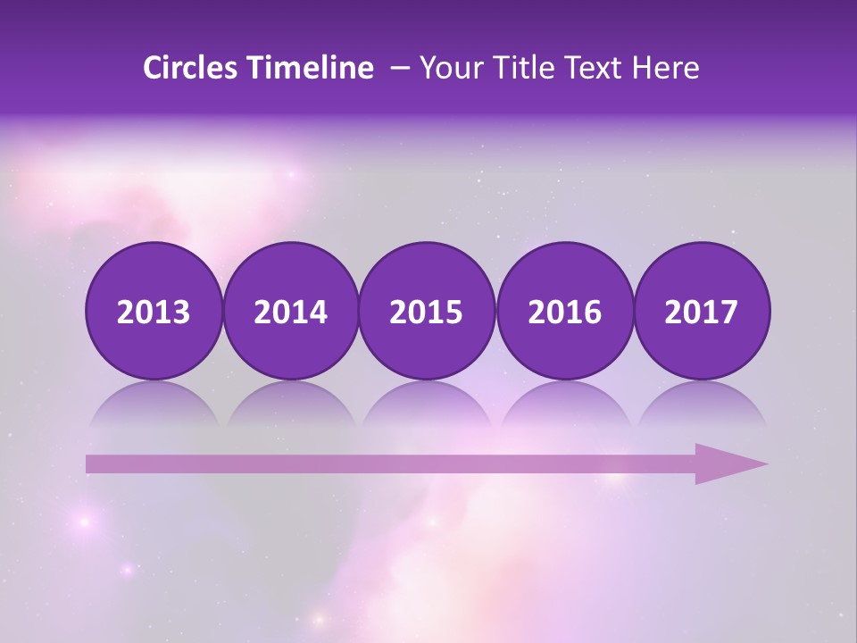 Andromeda Starry Bright PowerPoint Template
