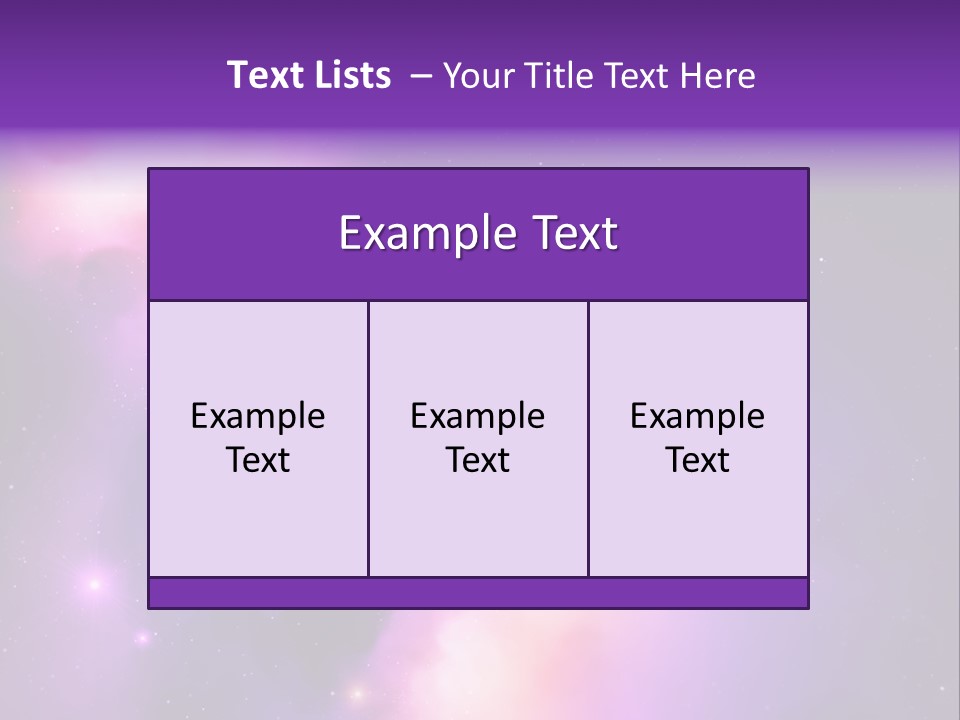 Andromeda Starry Bright PowerPoint Template