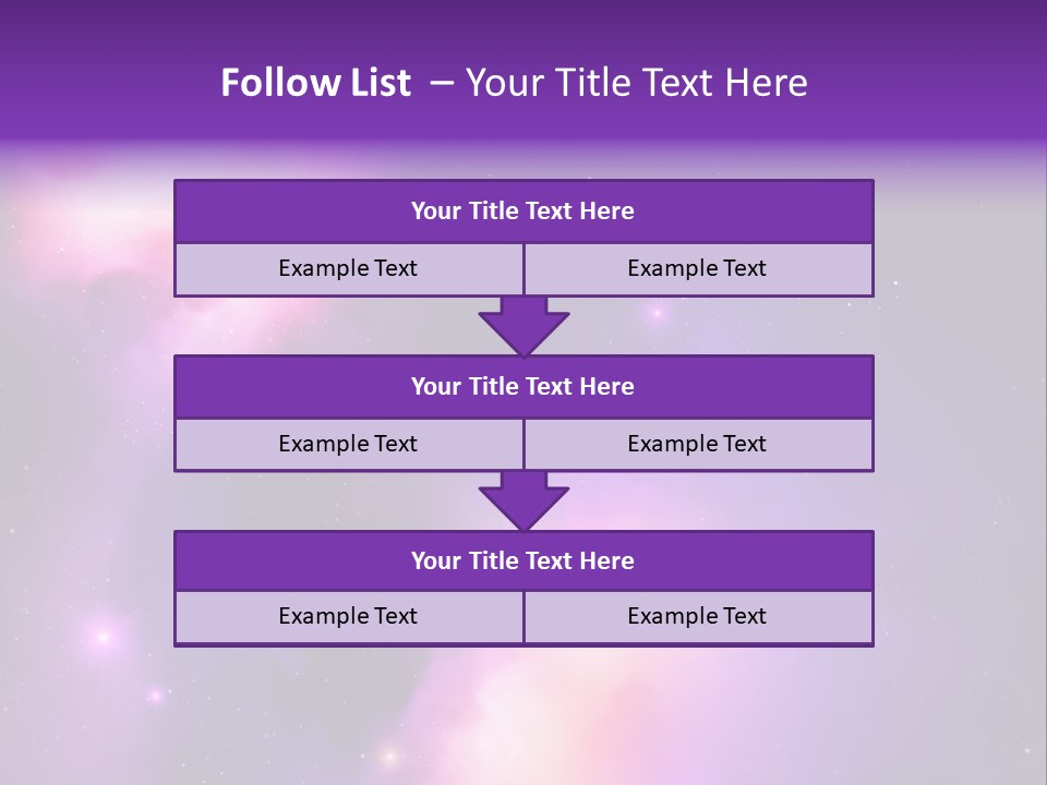 Andromeda Starry Bright PowerPoint Template