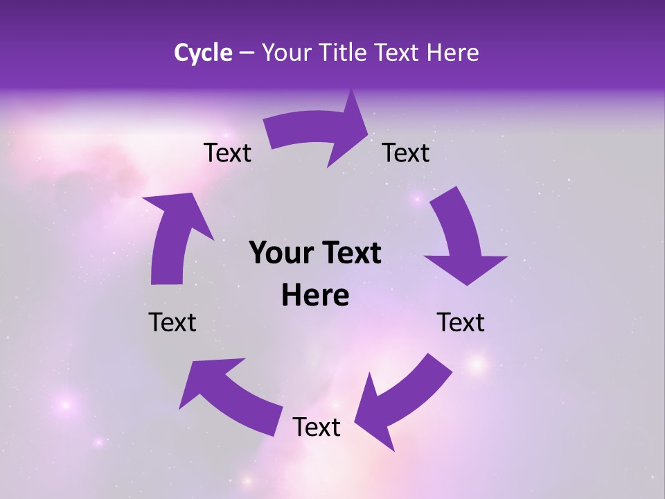 Andromeda Starry Bright PowerPoint Template